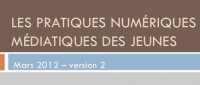 Les pratiques numériques médiatiques des jeunes…