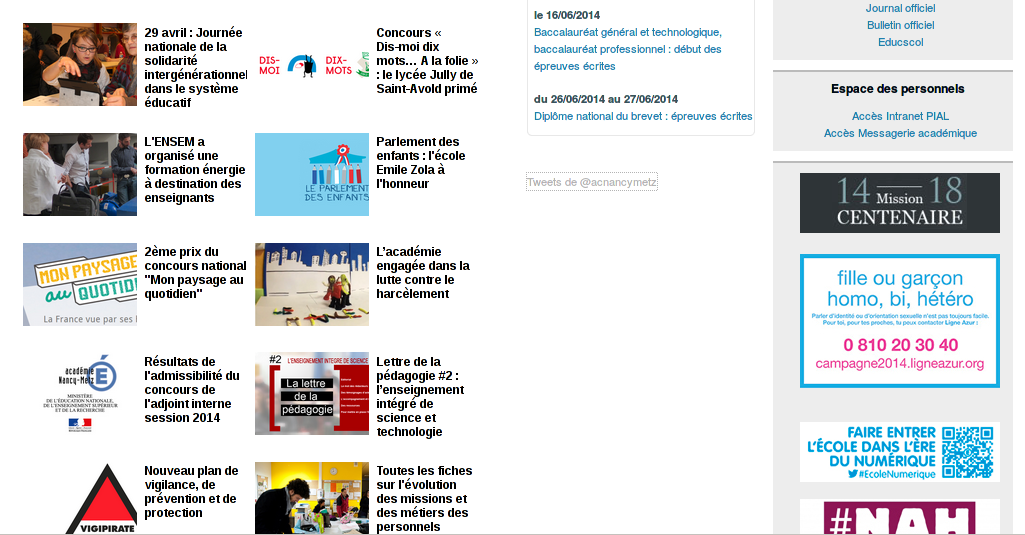 Site academique